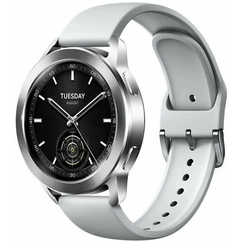 Смарт-часы Xiaomi Watch S3, Silver (BHR7873GL) 4 2 дюймовый eink без батареи nfc беспроводной электронный экран ценник