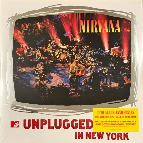 Виниловая пластинка Nirvana. MTV Unplugged In New York (2LP, 25th Anniversary Edition)