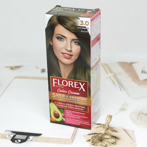 Краска для волос 30 FLOREX-SUPER Русый 379₽