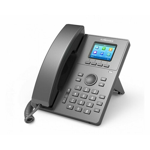 Flyingvoice P11P IP телефон, 2 аккаунта SIP, LCD 320x240, G722, Opus, Ipv-6, порт для гарн, с БП