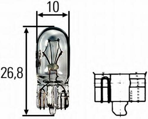 Лампа 24V 8GA008901-241 hella 1шт