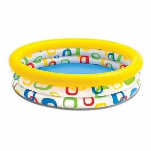 Бассейн надувной круглый 58449NP 3 кольца 168х38см