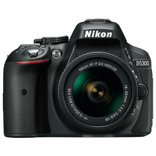 Фотоаппарат Nikon D5300 Kit AF-S DX NIKKOR 18-55mm f35-56G черный 5199900₽