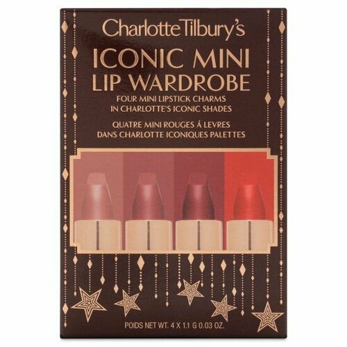 Набор помад Charlotte Tilbury - Iconic Mini Lip Wardrobe cet 3 помад мини charlotte tilbury iconic mini trio