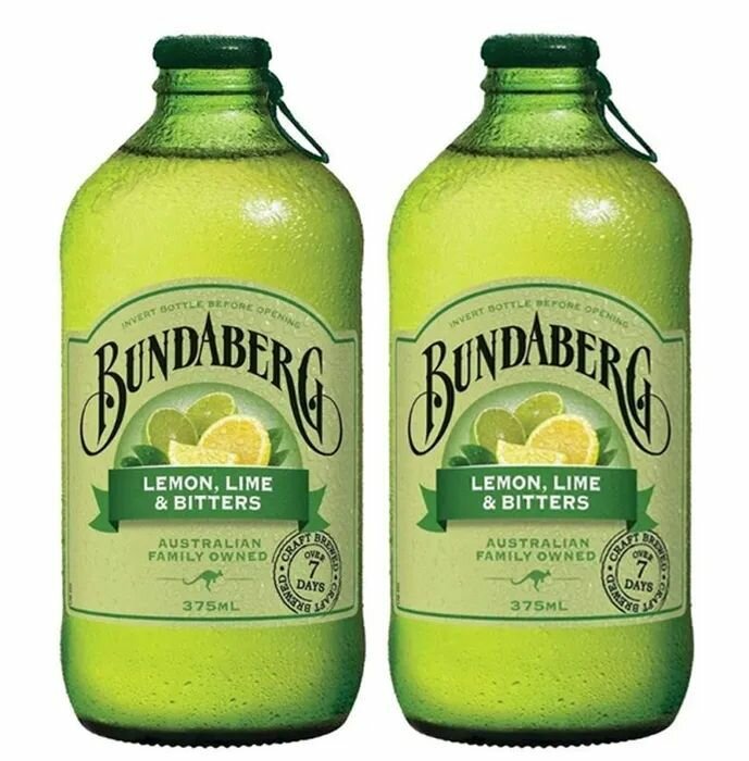 Лимонад Bundaberg "Лимон, лайм и пряности" (375 мл х 2шт)