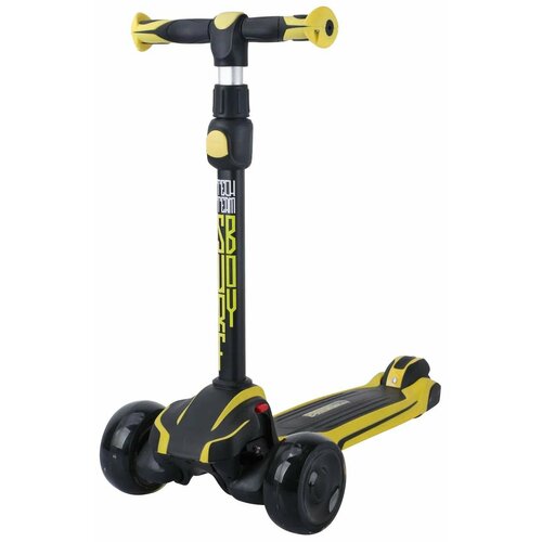 Детский самокат Surf boy yellow 1/4 самокат tech team surf girl 2021 со светящимися колёсами 120 и 90 мм голубой