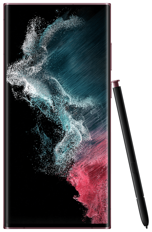Смартфон Samsung Galaxy S22 Ultra 12/256 ГБ, nano SIM SM-S908N, бургунди — фото 1