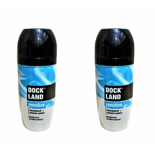 Dockland Дезодорант-антиперспирант мужской шариковый Sensitive 50 мл 2 шт 682₽
