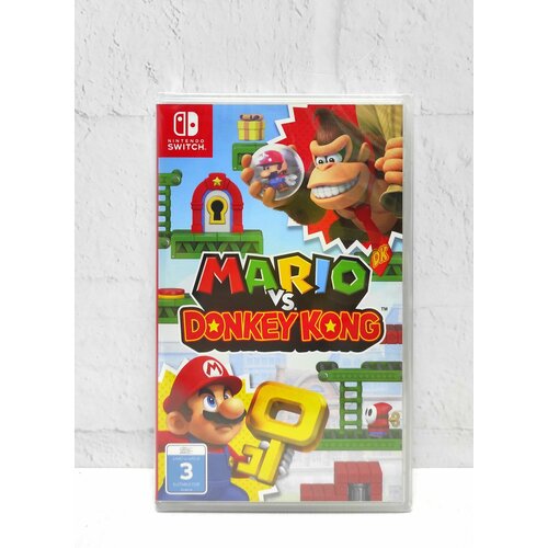 Mario vs Donkey Kong Видеоигра на картридже Nintendo Switch игра mario vs donkey kong английская версия