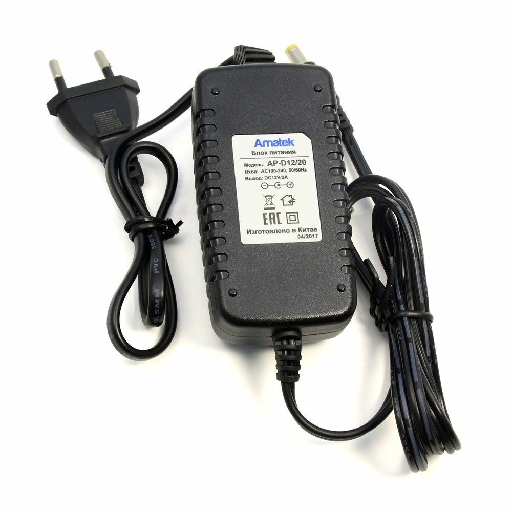 Блок питания Amatek AP-D12/20 12В / 2А стабилизированный