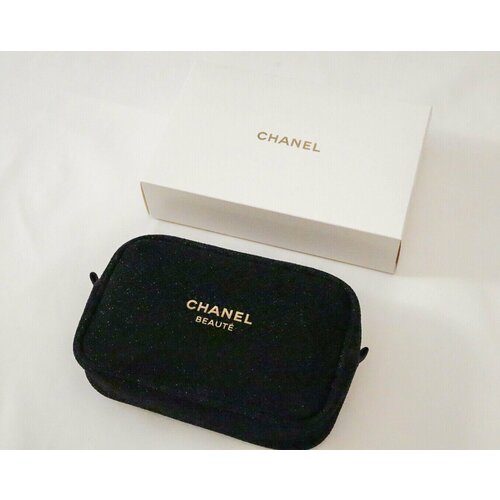 Косметичка Chanel, 12, золотой, черный