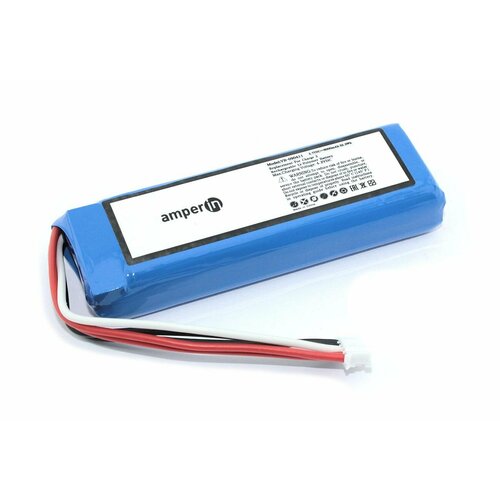 Аккумуляторная батарея Amperin для JBL Charge 2 3.7V 6000mAh 22.20Wh аккумуляторная батарея pitatel seb ac001 для акустики jbl charge 2 mlp912995 2p