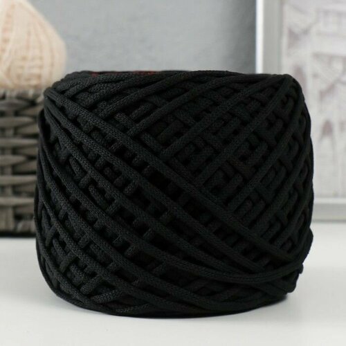 Хлопковый шнур 3 мм 220м240 5 гр Градиент черныйкрасный 1162₽