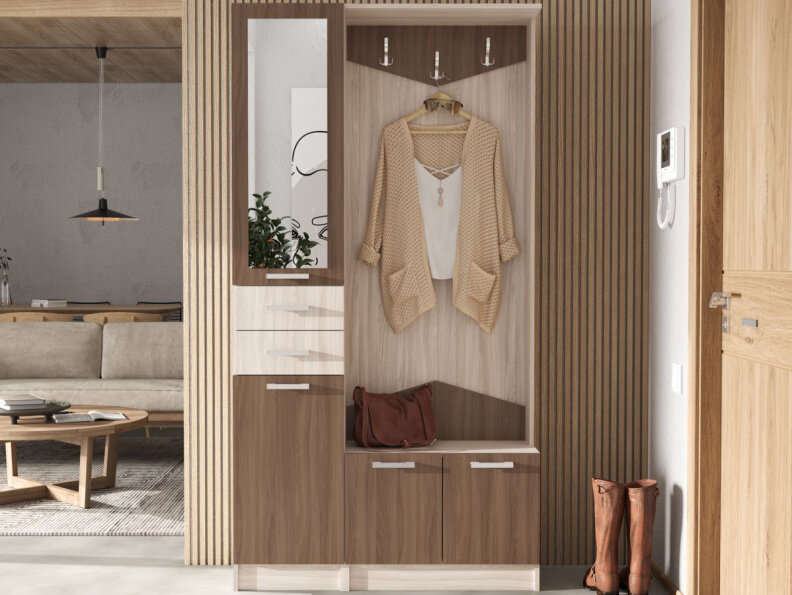 фото Прихожая Грация-2, шимо темный/шимо светлый