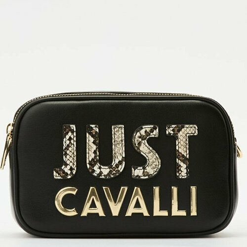 Сумка кросс-боди Just Cavalli, черный сумка кросс боди just cavalli черный