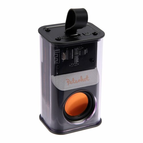 Портативная колонка K08 5 Вт прозрачная подвес 500 мАч подсветка чёрная 105500₽