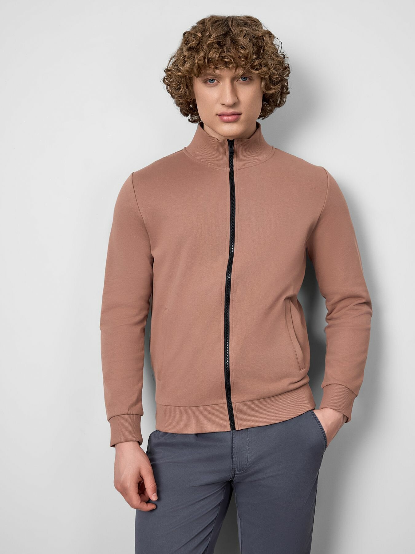 Толстовка JUST CLOTHES, размер XL, , бежевый