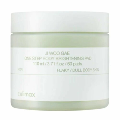 Celimax Осветляющие пэды для тела с PHA кислотами и ниацинамидом Ji Woo Gae One Step Body Brightening Pad 60 шт.