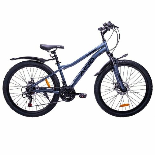 Горный велосипед с колесами 26 ACID F 210 D 21 скорость 2024 года стальная рама 14 серо-черный 2114900₽