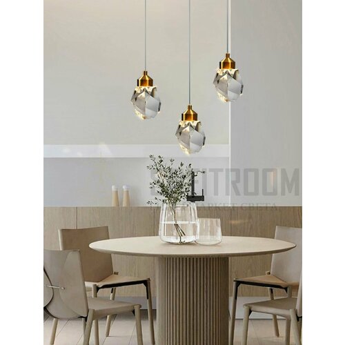 Подвесной светильник Sofitroom Сrystal LED светильник потолочный стекло металл цвет золотой люстра светодиодная 4014₽
