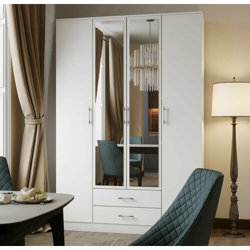 Распашной шкаф Фиеста 160х220 Белый 29153₽