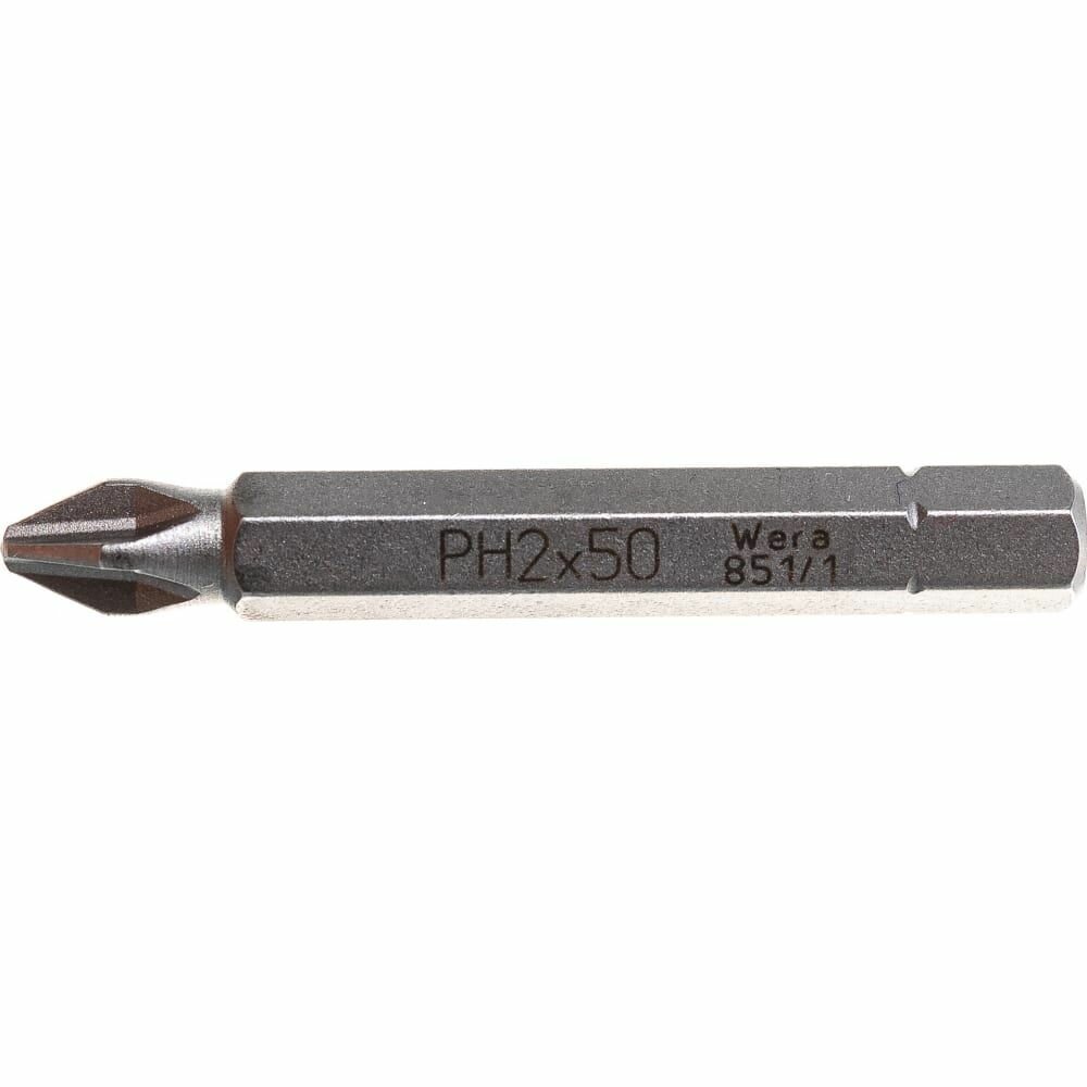 Wera WE-056520 Бита 851/1Z PH2/50 мм - фото №10