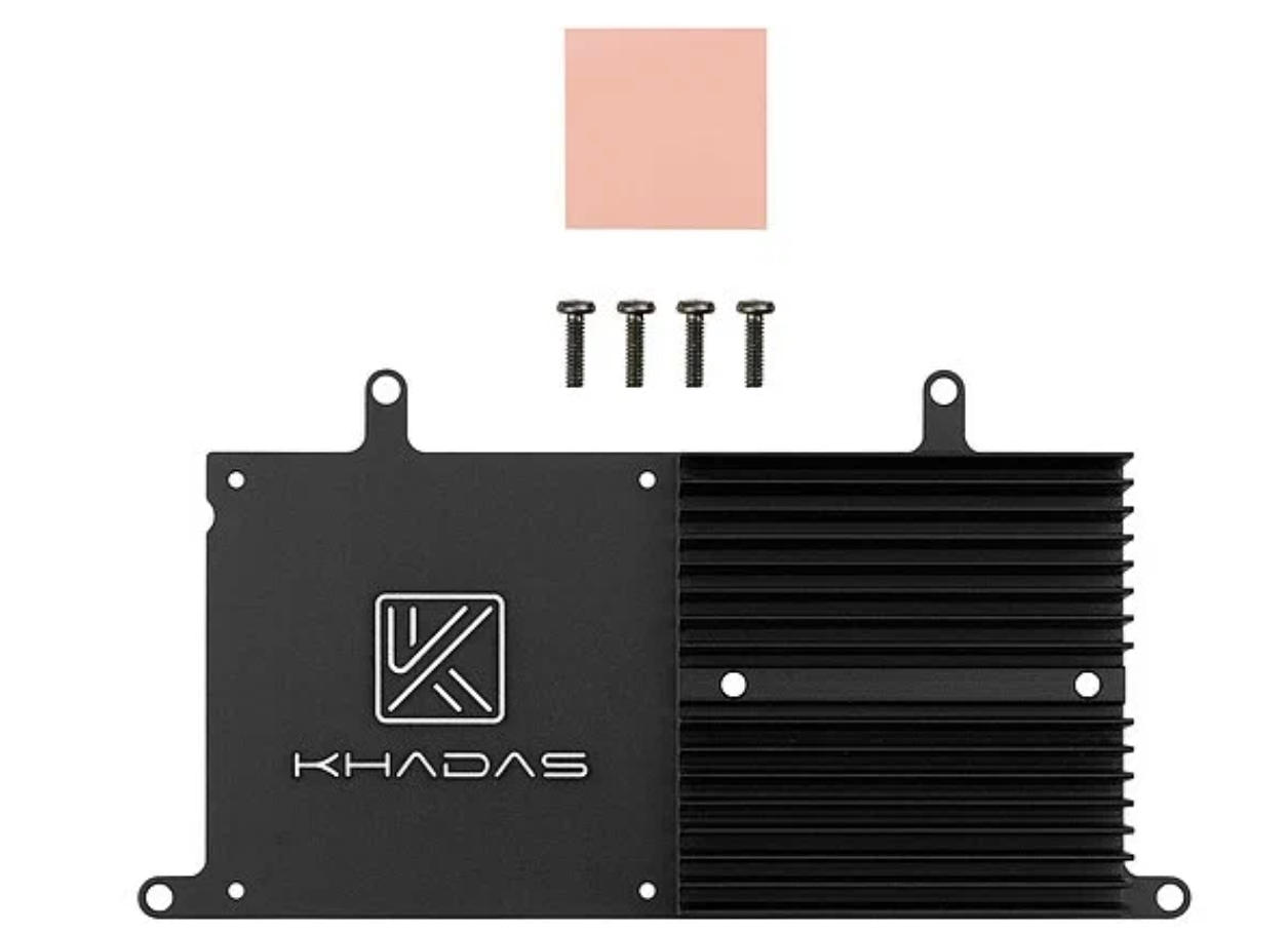 Радиатор Khadas Edge Heatsink designed for Edge, Aluminum, Black (KAHS-E-001)
