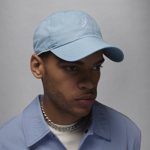 фото Бейсболка nike j club cap us cb jumpman для мужчин, размер m/l, светло-голубой