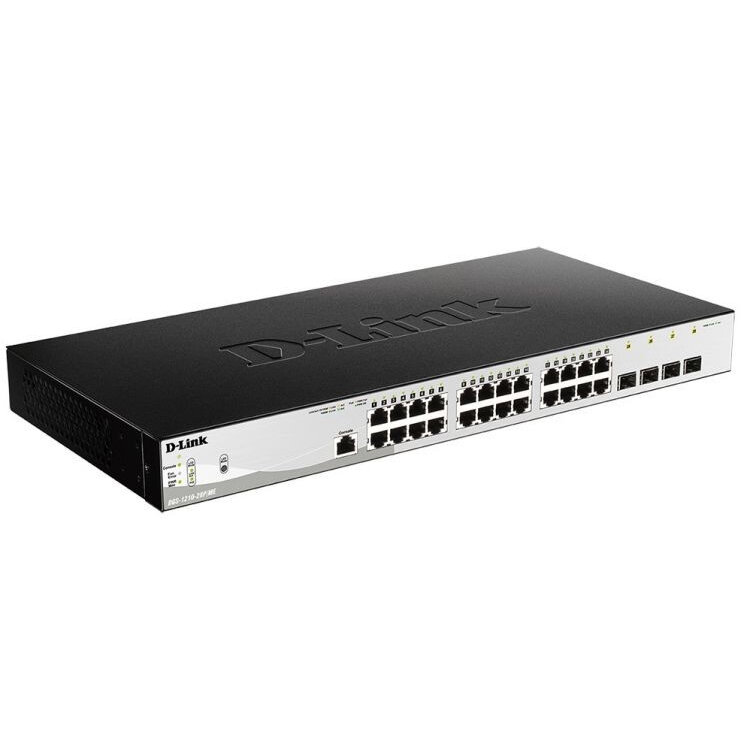 Коммутатор D-Link DGS-1210-28P/ME/B2A, L2 Managed Switch with 24 10/100/1000Base-T ports