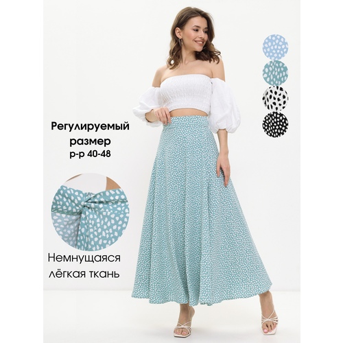 фото Юбка spespop, размер 40-48, мятный/белый