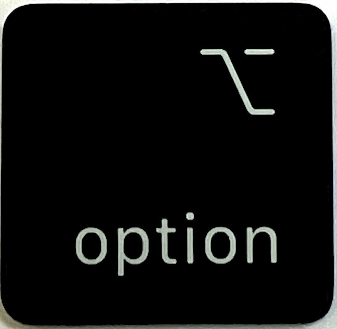 Кнопка клавиша Option левая Macbook Air, Pro M1 2019-2022