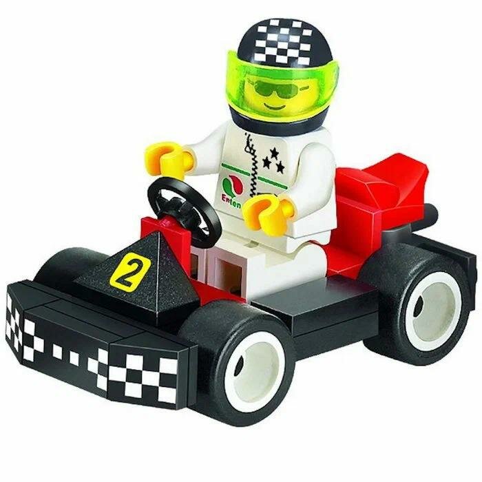 фото Конструктор Brick "Гоночный карт", 33 детали, в коробке