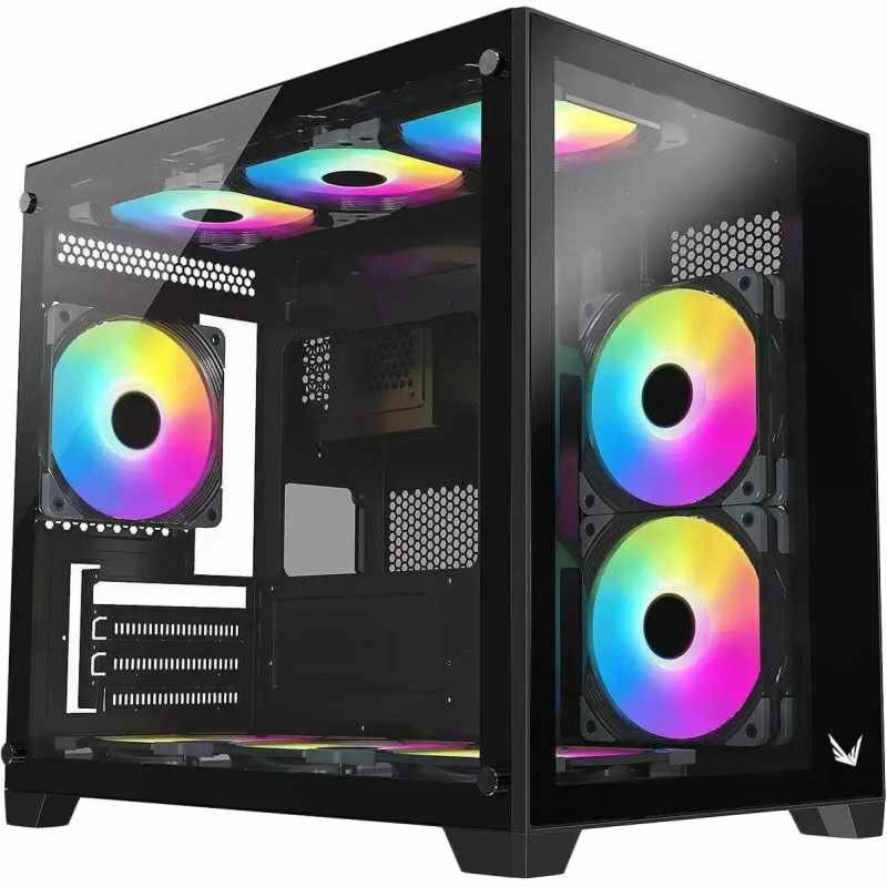 Корпус Formula Crystal Z5 TG черный без БП mATX