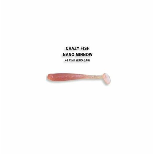 Приманка силиконовая Crazy Fish Nano Minnow 1.6 4см , 6-40-44-6