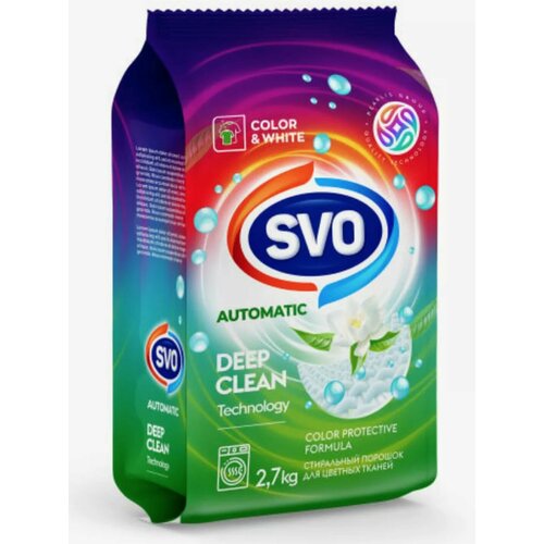 Стиральный порошок COLOR SVO DEEP CLEAN Snow Flower 27кг 27 стирок 750₽