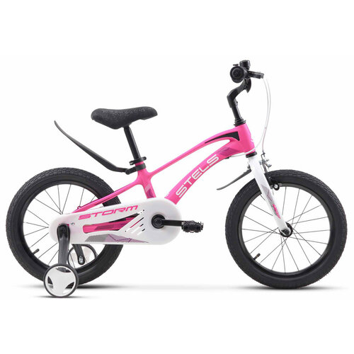Детский велосипед Stels Storm KR 16 Z010 (2024) 16 Розовый (100-120 см)
