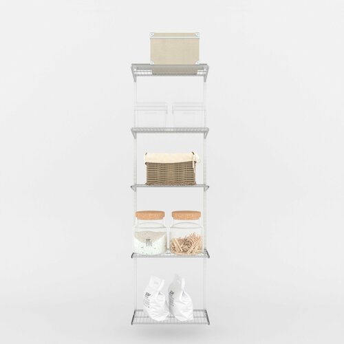 Гардеробная система LIGROOM полочная №1, 600х316х2022 мм, Белая