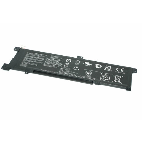 Аккумуляторная батарея для ноутбука Asus K401L (B31N1424) 11.4V 4110mAh черная