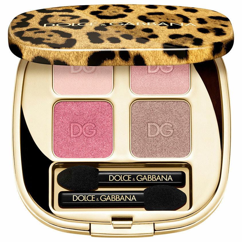 Палетка теней Dolce&Gabbana - Felineyes Intense Eyeshadow Quad (6 Romantic Rose)