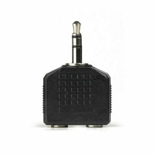 кабель разветвитель jack 3 5 m 2хjack 3 5 f 0 2м черный cablexpert ccab 02 35my 0 2mb Разветвитель аудио Smartbuy A202, Jack 3.5 мм(3pin)(m)-2хJack 3.5 мм(3pin)(f), черный