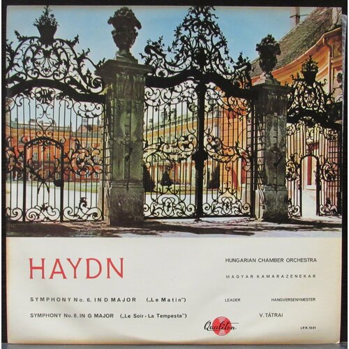 le clezio j m g la quarantaine Haydn Joseph Виниловая пластинка Haydn Joseph Symphony No.6