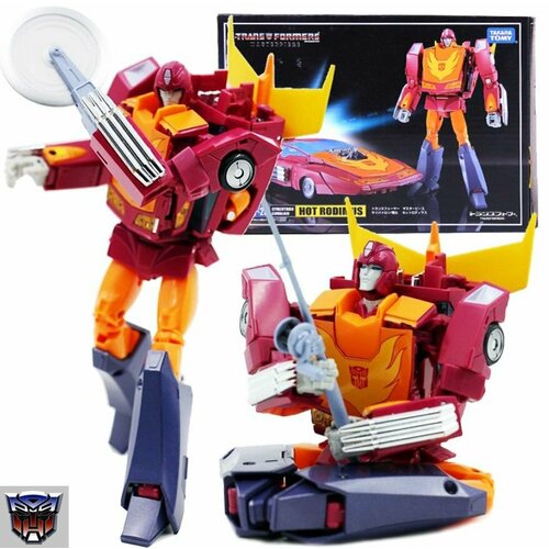 Коллекционный трансформер с аксессуарами TAKARA TOMY. Хот Род (Hot Rodimus)