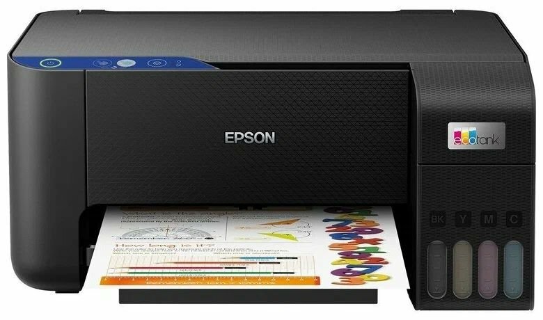 МФУ струйный Epson EcoTank L3210 (A4 принтер/сканер/копир 5760x1440dpi 33чб/15цв. ppm СНПЧ Ink0