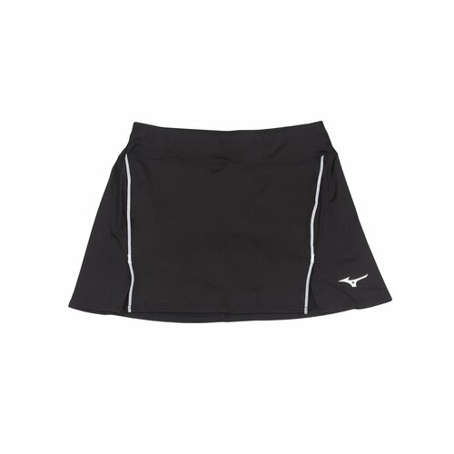 фото Юбка-шорты для тенниса mizuno hex rect skort (w), размер xxl, черный/черный
