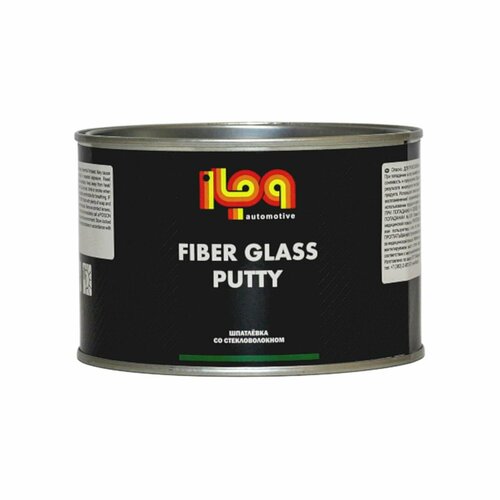 Шпатлевка автомобильная со стекловолокном ILPA Glas 1 кг 842₽