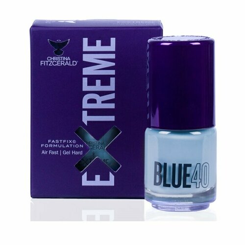 Лак для ногтей - BLUE 40 15 мл Christina Fitzgerald Extreme Blue 40 15 мл christina fitzgerald лак для ногтей extreme 15 мл 35 blue