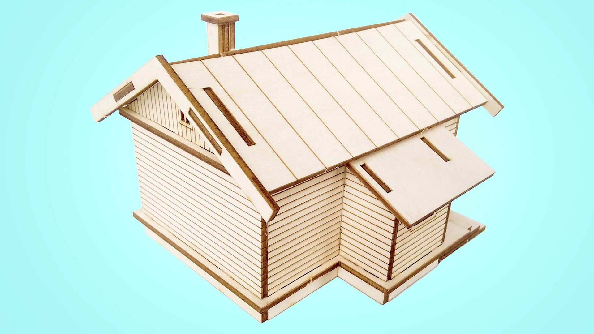 Дом избушка - Сборная модель — фото 1