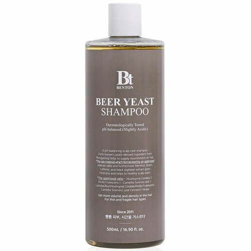 BENTON Шампунь для волос с пивными дрожжами Beer Yeast Shampoo