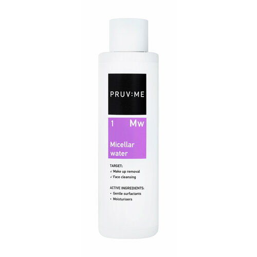 PRUV ME Mw 1 Micellar water Мицеллярная вода для лица 215 мл 1020₽