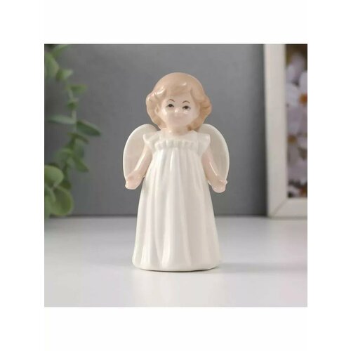 Сувенир керамика Девочка-ангел в белом платье с рюшами 5 878₽